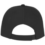 MP3049550 gorra de 6 paneles negro sarga de algodon 100 algodon 175 gm2 3