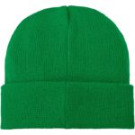 MP3049650 gorro de lana con parche verde 1x1 punto de costilla 100 plastico acrilico contrast fabric 3