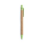 MP3171060 boligrafo verde corcho caa de trigo abs 3