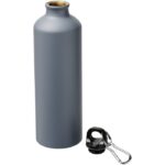 MP3173770 botella de acabado mate con mosqueton de 770ml gris aluminio 5