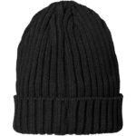 MP3174230 gorro negro 2x2 rib knit 100 plastico acrilico 2