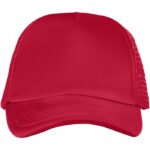 MP3174290 gorra de 5 paneles rojo jersey foam 100 poliester 100 gm2 contrast fabric malla 100 polies 2