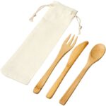 MP3174300 juego de cubiertos de bambu natural madera de bambu 4