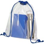 MP3174380 mochila de cuerdas transparente 5l azul plastico pvc 3