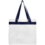 MP3174450 bolsa tote transparente azul plastico pvc 2