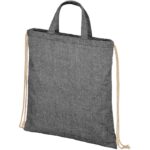 MP3174580 mochila de cuerdas de algodon reciclado de 210 gm 6l negro algodon reciclado 210 gm2 polie 1