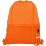 MP3174770 mochila de cuerdas y malla 5l naranja 210d poliester 4