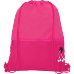 MP3174790 mochila de cuerdas y malla 5l rosa 210d poliester 4