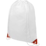 MP3174840 mochila de cuerdas con esquinas de colores 5l blanco 210d poliester 1