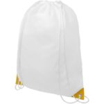 MP3174850 mochila de cuerdas con esquinas de colores 5l blanco 210d poliester 1