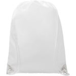 MP3174850 mochila de cuerdas con esquinas de colores 5l blanco 210d poliester 3