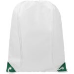 MP3174860 mochila de cuerdas con esquinas de colores 5l blanco 210d poliester 2