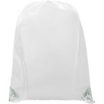 MP3174860 mochila de cuerdas con esquinas de colores 5l blanco 210d poliester 3