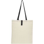 MP3174920 bolsa tote plegable de algodon de 100gm natural algodon 100 gm2 2