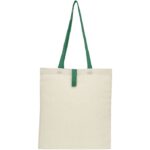 MP3174960 bolsa tote plegable de algodon de 100gm natural algodon 100 gm2 2