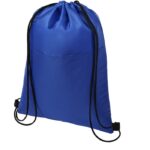 MP3174990 bolsa termica con cuerdas con capacidad para 12 latas azul 210d poliester 1