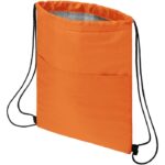 MP3175020 bolsa termica con cuerdas con capacidad para 12 latas naranja 210d poliester 5