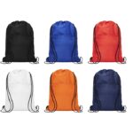 MP3175020 bolsa termica con cuerdas con capacidad para 12 latas naranja 210d poliester 6