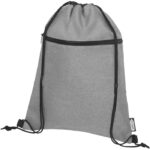 MP3175240 mochila de cuerdas de pet reciclado 5l gris 300d poliester reciclado polipropileno no teji 1