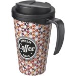 MP3176610 brite americano taza de 350 ml con tapa antigoteo negro plastico pp 1