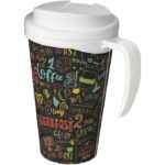 MP3176660 brite americano taza de 350 ml con tapa antigoteo blanco plastico pp 1