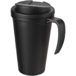 MP3176760 americano taza de 350 ml con tapa antigoteo negro plastico pp 1