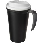 MP3176770 americano taza de 350 ml con tapa antigoteo negro plastico pp 1