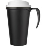 MP3176770 americano taza de 350 ml con tapa antigoteo negro plastico pp 2