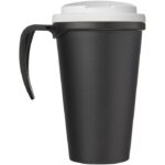 MP3176770 americano taza de 350 ml con tapa antigoteo negro plastico pp 3
