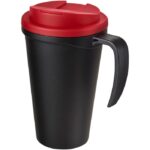 MP3176780 americano taza de 350 ml con tapa antigoteo negro plastico pp 1