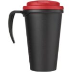 MP3176780 americano taza de 350 ml con tapa antigoteo negro plastico pp 3