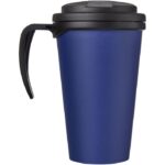 MP3176790 americano taza de 350 ml con tapa antigoteo azul plastico pp 3