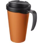 MP3176800 americano taza de 350 ml con tapa antigoteo naranja plastico pp 1