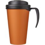 MP3176800 americano taza de 350 ml con tapa antigoteo naranja plastico pp 2