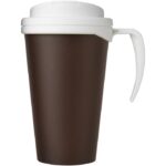 MP3176910 americano taza de 350 ml con tapa antigoteo marron claro plastico pp 2