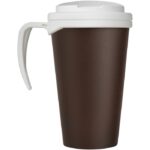 MP3176910 americano taza de 350 ml con tapa antigoteo marron claro plastico pp 3