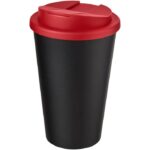 MP3177090 americano vaso 350 ml con tapa antigoteo negro plastico pp 1