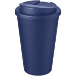 MP3177170 americano vaso 350 ml con tapa antigoteo azul plastico pp 1