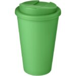 MP3177190 americano vaso 350 ml con tapa antigoteo verde plastico pp 1