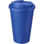 MP3177230 americano vaso 350 ml con tapa antigoteo azul plastico pp 1