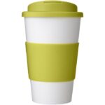 MP3177300 americano vaso 350 ml con agarre y tapa antigoteo blanco plastico pp plastico de silicona 2