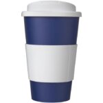 MP3177410 americano vaso 350 ml con agarre y tapa antigoteo azul plastico pp plastico de silicona 2