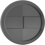 MP3177740 americano espresso vaso 250 ml con tapa antigoteo blanco plastico pp 3