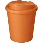 MP3177820 americano espresso vaso 250 ml con tapa antigoteo naranja plastico pp 1