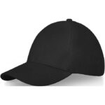 MP3181550 gorra de camionero de 6 paneles negro sarga gruesa de algodon cepillado 100 algodon 260 gm 1