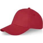 MP3181570 gorra de 5 paneles rojo sarga gruesa de algodon cepillado 100 algodon 260 gm2 1