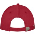 MP3181570 gorra de 5 paneles rojo sarga gruesa de algodon cepillado 100 algodon 260 gm2 3