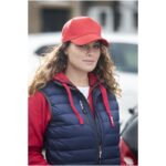 MP3181570 gorra de 5 paneles rojo sarga gruesa de algodon cepillado 100 algodon 260 gm2 4