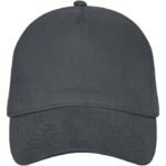 MP3181610 gorra de 5 paneles gris sarga gruesa de algodon cepillado 100 algodon 260 gm2 2