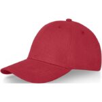 MP3181640 gorra de 6 paneles rojo sarga gruesa de algodon cepillado 100 algodon 260 gm2 1